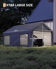     10x20 Ft Heavy Duty Carport Canopy Car Shelter Garage Outdoor Party Shed Tent