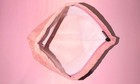 Pink Corduroy Type Makeup Bag Cosmetic Pouch Zipper Toiletry Travel Cottageco