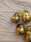 Vintage Faux Fruit Artificial Golden Pears Decor Home Holiday Decorations 4 