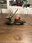 Metal Tin British Lambretta Vespa Style Scooter Model  11    Long