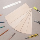 Balsa Wood Sheets 1 16  Thin  12  X 4  Wooden 12   x4   x1 16    - 5pcs  Natural