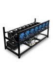 8 Gpu Mining Frame Case  Black  34 6  X 14 2  X 15  Cryptocurrency Rig
