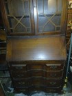 Antique Block Face Secretary Desk 