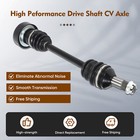 Pair Cv Axle Shaft For 2006 2007 2008-2011 Arctic Cat 650 700 Rear Left Right