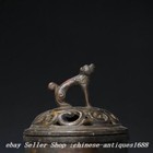5 9   Old Chinese Ancient Bronze Feng Shui Dog Beast Incense Burner Censer