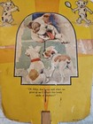 Vintage York  Pa Haines Shoe Wizard Advertising Fan With Puppies 