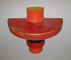 Old Antique Vtg 19th C 1890s Wooden Foundry Mold Sculpture Shelf Great Paint