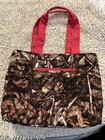 Ngil Camo W pink Trim Quilted Diaper Bags No Monogram With Small Accessory Bag