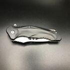 8 5  Black Tactical Super Knife Spring Assisted Open Blade Folding Pocket Knife