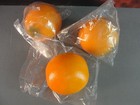      Fake Faux Artificial Fruit Orange Life-like Display Decor Prop Plastic Lot 8