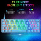 T60 Mechanical Wired Keyboard And Mouse Gaming Combo Set Rgb Backlit Light Up