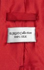 Biagio 100  Silk Necktie Solid Rose Red Color Mens Neck Tie