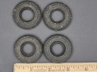 Set Of 4 Vintage Toy Rubber Tires  For Car truck tractor