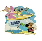 Disneyland Hong Kong Hkdl Pin Trading Carnival Jumbo Pin 2025 Stitch   Angel Le