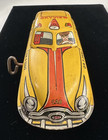 Vintage Marx Tin Litho Yellow Taxi Wind-up Not Working