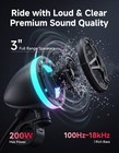 Atv Speakers Tower Audio System Soundbar W  Fm Rgb Light For Outlander Sportsman