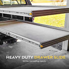 Drawer Slides W  Lock 60   500 Lbs 3-fold Full Extension Ball Bearing Side Mount