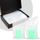 200pcs Tattoo Bottle Bags Disposable Wash 6 1 X 10 2 Inch  Clear
