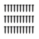 30 Pcs Black Interior Trim Screws  8 M4 2-1 41 fits For Toyota Pickup 4runner