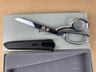Vintage Gingher G-8l Knife Edge Scissors Chrome Brazil In Original Box Left Hand