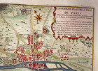Paris Third Plan 1714 France Nicolas De Fer Rare Antique City Map 18th Century