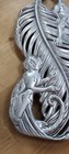 Arthur Court 2002 Aluminum Banana Leaf Monkey Oblong Trivet Safari