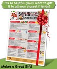 Diabetes Snack List Magnet 8 5x11     Low-sugar Food Chart   Meal Planner