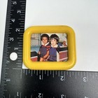 Vintage Plastic Mini Picture Frame Fridge Magnet Photo Retro 80s 70s