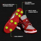 Diy Golf Cleats Kit Transform Sneakers Golf Shoes Spike Gift Compat Set Black