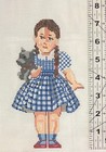 Needlepoint Wizard Of Oz Dorothy Canvas 18 Ct  Handpainted On Zweigart New 