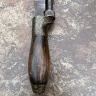 Vintage Wooden Handled Adjustable Pipe Wrench Monkey 8 