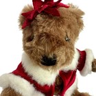 Dan Dee Collectors Choice Vtg Christmas Holiday Teddy Bear Plush Ornament
