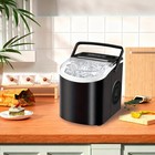 Portable Countertop Ice Maker Machine     Fast Ice Making  2 Ice Sizes