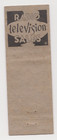 Vintage Richland Center Wi Lloyd s Tv Radio Television Service Matchbook Cover