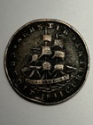 1837 Van Buren Metallic Currency 1841 Webster Credit Current Hard Times Token