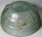 Rare Original Ancient Roman Glass Bowl Plate Vessel Artifact Intact Patina 3c Ad