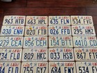 Rare Lot Of 20 Utah 1990 s Ski License Plates 2 Letter Variations Tough Base 