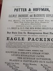 1872 Print Ad Potter   Hoffman Philadelphia Pa Railroad Supplies Pumps Jack s 