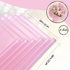 20 Sheets Pink Flower Wrapping Paper  Florist Bouquet Diy Craft Fresh Flower Wra