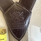 Col Littleton  American Buffalo Suspenders W brass Belt Loop Clasps  