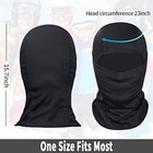 Balaclava Face Mask Uv Protection Ski Motorcycle Snowboard Hood Black Shiesty