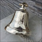 Vintage Style Brass Marine Solid Ship Bell Antique Nautical Wall Mounting Decor 