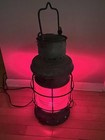 Rare Vintage Perko Mariner Navigation Harbor Light Red Glass   Steel 24  Large