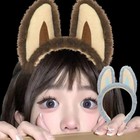 Labubu Ears Headband Costume Accessory Adult Girl Halloween 2025 Fast Delivery