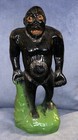 Vintage  Gorilla  King Kong  Carnival  Prize  Glitter Chalk Ware  14 Inches Tall