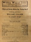 Willis Wood Theatre Kansas City Missouri Stage Broadside playbill Circa 1910s  5