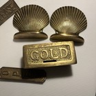 Lot 5 Pcs Brass 6 5 Pounds Mixed Lot Vintage