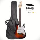 Full-size Sunburst Strat Style Electric Guitar  Rosewood Fretboard  S-s-s Pickup