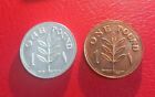 Rare 2 Coins  One Pound  Palestine Silver Coin   Copper Coin 2 2 2022