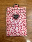Coach Id Card Badge Holder With Brand New Lanyard Pink Signature C Clear Window